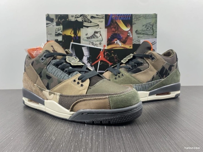 HYPE Retro Patchwork Air 3 Camo DO1830-200 Jordan 0627
